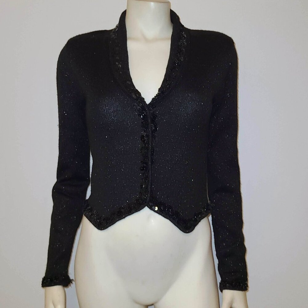 SIDEFFECTS Vintage 80s Sweater Cardigan, Size Small